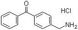structure of CAS# 53868-45-4, 4-苯甲酰基苄胺盐酸盐
