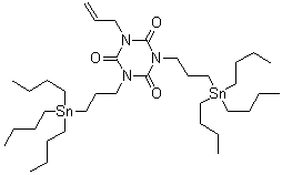 CAS # 53888-70-3, 1-(2-Propenyl)-3,5-bis[3-(tributylstannyl)propyl]-1,3,5-triazine-2,4,6(1H,3H,5H)-trione