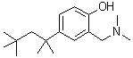 CAS 登录号：5392-14-3, 2-[(二甲基氨基)甲基]-4-(1,1,3,3-四甲基丁基)苯酚