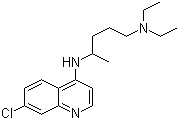 structure of CAS# 54-05-7, Chloroquine