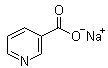 structure of CAS# 54-86-4, 烟酸钠