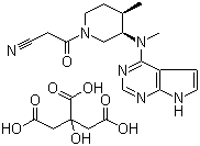 structure of CAS# 540737-29-9, 枸橼酸托法替尼
