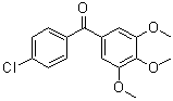 CAS # 54094-07-4, 4-Chloro-3',4',5'-trimethoxybenzophenone, (4-Chlorophenyl)(3,4,5-trimethoxyphenyl)methanone