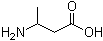 DL-3-Aminobutanoic acid molecular structure (CAS 541-48-0)