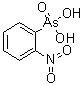 CAS # 5410-29-7, 2-Nitrobenzenearsonic acid, As-(2-Nitrophenyl)arsonic acid, (o-Nitrophenyl)arsonic acid, 2-Nitrobenzenearsonic acid, 2-Nitrophenylarsonic acid, NSC 12609, o-Nitrobenzenearsonic acid