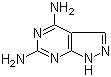structure of CAS# 5413-80-9, 1H-吡唑并[3,4-d]嘧啶-4,6-二胺