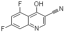 structure of CAS# 541505-11-7, 5,7-Difluoro-4-hydroxyquinoline-3-carbonitrile