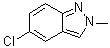 structure of CAS# 541539-86-0, 5-氯-2-甲基-2H-吲唑