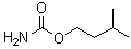 Isopentyl carbamate molecular structure (CAS 543-86-2)