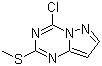 structure of CAS# 54346-19-9, 4-Chloro-2-(methylthio)pyrazolo[1,5-a][1,3,5]triazine