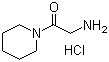CAS # 5437-48-9, 2-Amino-1-piperidin-1-ylethanone hydrochloride