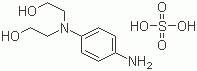 structure of CAS# 54381-16-7, N,N-双(2-羟乙基)-对苯二胺硫酸盐