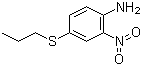 structure of CAS# 54393-89-4, 4-丙硫基-2-硝基苯胺