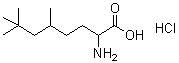 CAS # 5440-38-0, 2-Amino-5,7,7-trimethyloctanoic acid hydrochloride