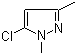 structure of CAS# 54454-10-3, 5-氯-1,3-二甲基吡唑