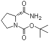 structure of CAS# 54503-10-5, N-Boc-D-脯氨酰胺