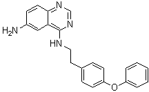 structure of CAS# 545380-34-5, N4-[2-(4-苯氧基苯基)乙基]-4,6-喹唑啉二胺