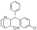 CAS # 54549-19-8, [2alpha(R*),3alpha]-2-[(4-Chlorophenyl)phenylmethyl]-1-azabicyclo[2.2.2]octan-3-ol