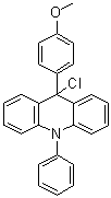 CAS 登录号：5456-58-6, 9-氯-9,10-二氢-9-(4-甲氧基苯基)-10-苯基吖啶