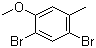 structure of CAS# 5456-94-0, 2,4-Dibromo-5-methoxytoluene