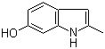 structure of CAS# 54584-22-4, 6-羟基-2-甲基吲哚