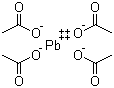 Lead tetraacetate molecular structure (CAS 546-67-8)