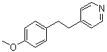 CAS # 5462-66-8, 4-[2-(4-Methoxyphenyl)ethyl]pyridine, NSC 13813
