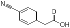 structure of CAS# 5462-71-5, 4-Cyanophenylacetic acid
