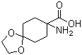 structure of CAS# 54621-18-0, 8-氨基-1,4-二氧杂螺[4.5]癸烷-8-羧酸