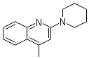 structure of CAS# 5465-86-1, 4-甲基-2-(1-哌啶基)喹啉