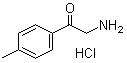 structure of CAS# 5467-70-9, 2-Amino-4'-methylacetophenone hydrochloride