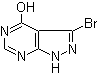 structure of CAS# 54738-73-7, 3-溴别嘌呤醇