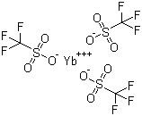 structure of CAS# 54761-04-5, Ytterbium(III) trifluoromethanesulfonate