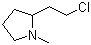 CAS # 54777-54-7, 2-(2-Chloroethyl)-1-methylpyrrolidine