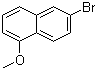 structure of CAS# 54828-63-6, 6-溴-1-甲氧基萘