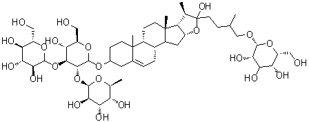 structure of CAS# 54848-30-5, Protogracillin