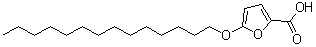 structure of CAS# 54857-86-2, 5-(十四烷氧基)-2-呋喃羧酸