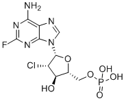CAS # 548774-56-7, Fludarabine Phosphate EP Impurity G, 9-(2-Chloro-2-deoxy-5-O-phosphono-beta-D-arabinofuranosyl)-2-fluoro-9H-purin-6-amine