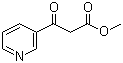 structure of CAS# 54950-20-8, Methyl nicotinoylacetate