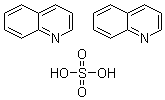 CAS 登录号：54957-90-3, 喹啉硫酸盐