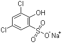 structure of CAS# 54970-72-8, Sodium 3,5-chloro-6-hydroxybenzenesulfonate