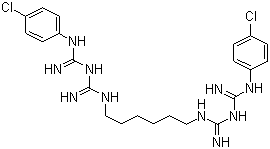 structure of CAS# 55-56-1, Chlorhexidine