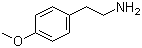 structure of CAS# 55-81-2, 4-Methoxyphenethylamine
