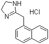 CAS # 550-99-2, Naphazoline hydrochloride, 2-(1-Naphthylmethyl)imidazoline hydrochloride