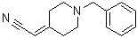 structure of CAS# 55022-82-7, (1-Benzyl-4-piperidinylidene)acetonitrile