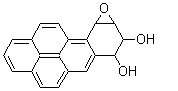 structure of CAS# 55097-80-8, 7,8-二羟基-9,10-环氧-7,8,9,10-四氢苯并[a]芘