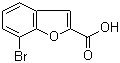 structure of CAS# 550998-59-9, 7-溴苯并呋喃-2-甲酸