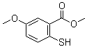 CAS 登录号：55114-90-4, 2-巯基-5-甲氧基苯甲酸甲酯