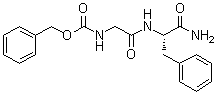 structure of CAS# 5513-69-9, N-[(Phenylmethoxy)carbonyl]glycyl-L-phenylalaninamide