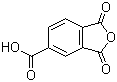 structure of CAS# 552-30-7, 1,2,4-Benzenetricarboxylic anhydride